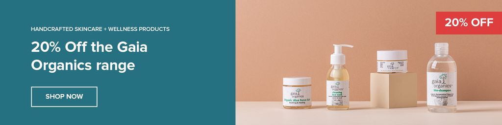 20% Off Gaia Organics Range